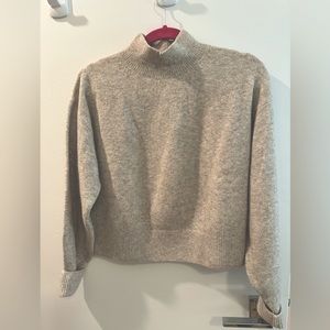 &other stories brand new wool sweater tan